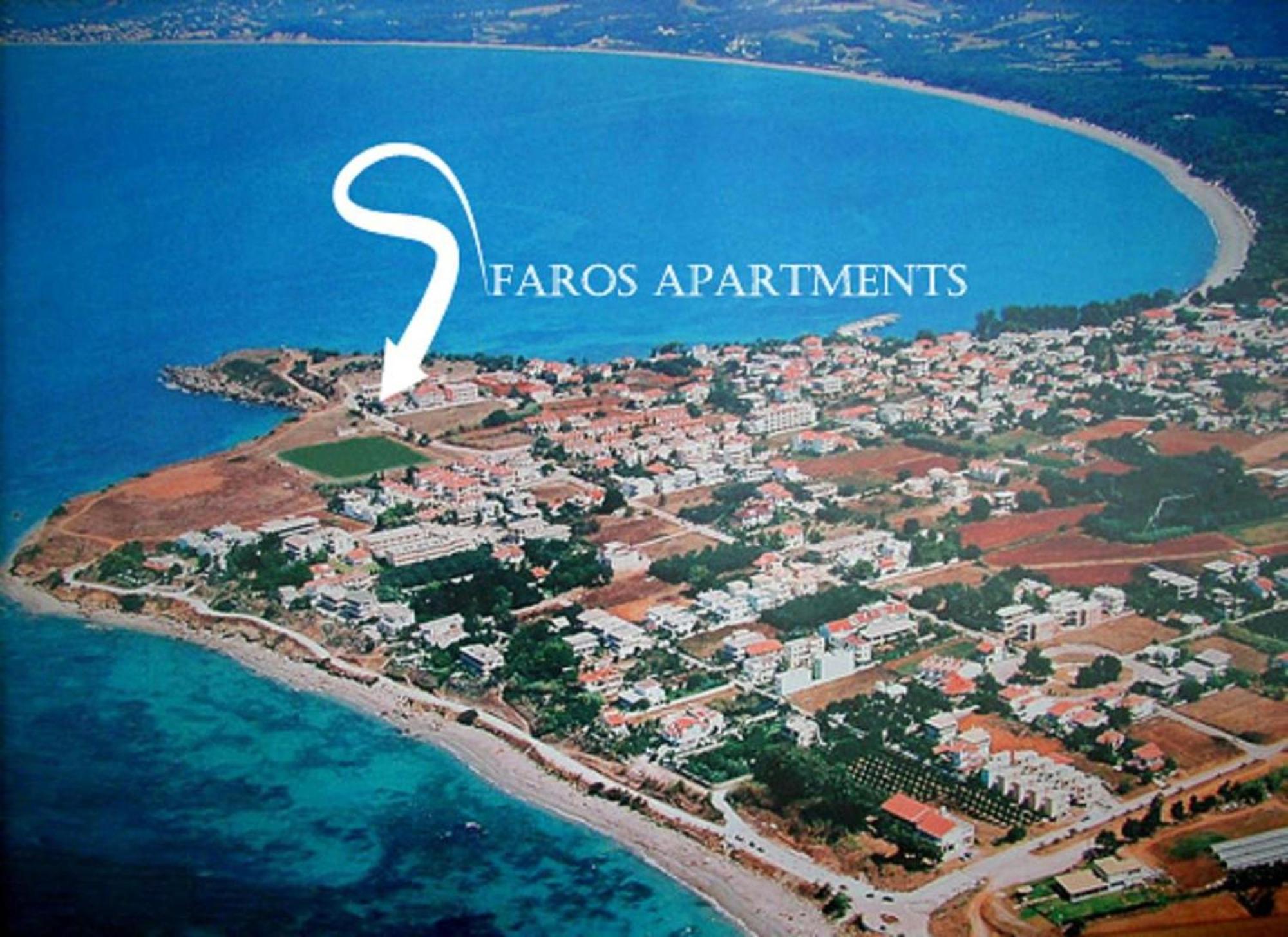 Faros Apartments Митикас Экстерьер фото